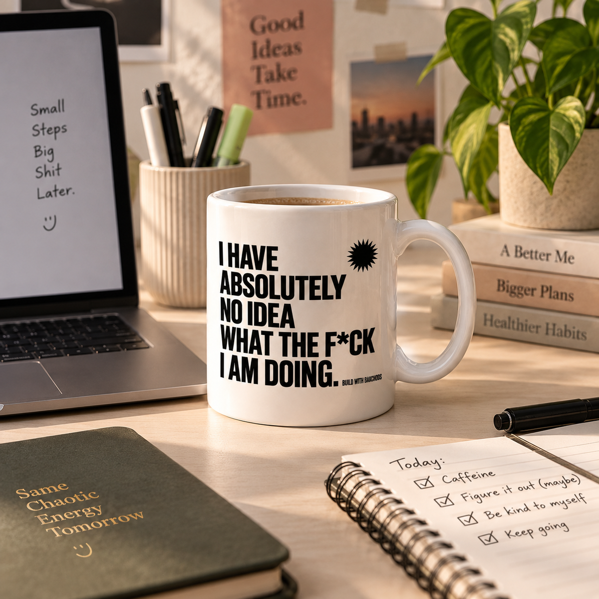 I HAVE ABSOLUTELY NO IDEA WHAT THE F*CK I AM DOING. — Mug
